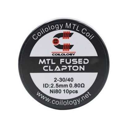 Picture of Coilology MTL Fused Clapton Coil Ni80 0.8ohm 10pcs